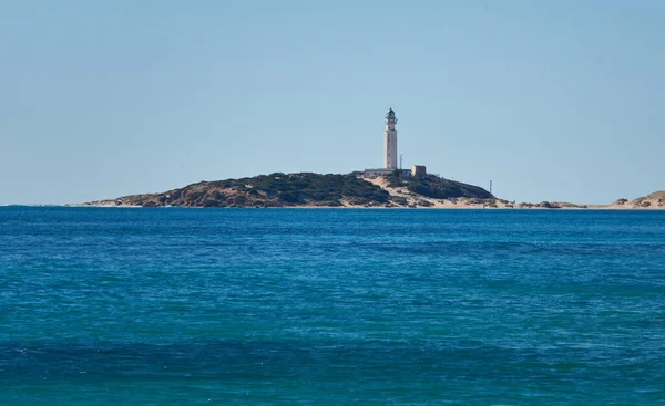 Faro Playa Norte Del Estado Israel — Foto de Stock