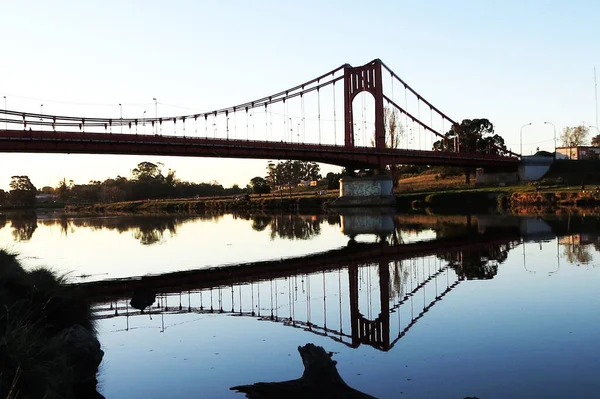 Pont Dans Ville Monument Célèbre — Photo