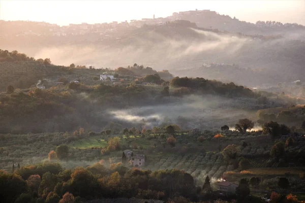 Bella Vista Sulle Montagne — Foto Stock