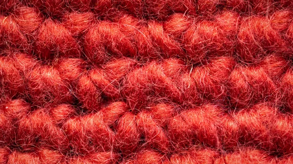 Tecido Vermelho Textura Fundo — Fotografia de Stock
