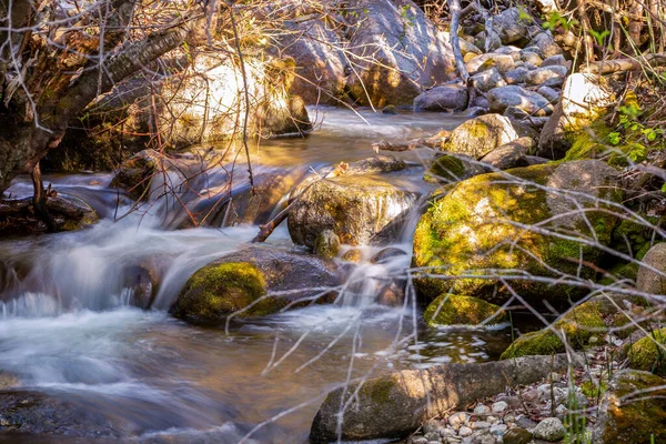 Hermosa Cascada Bosque — Foto de Stock