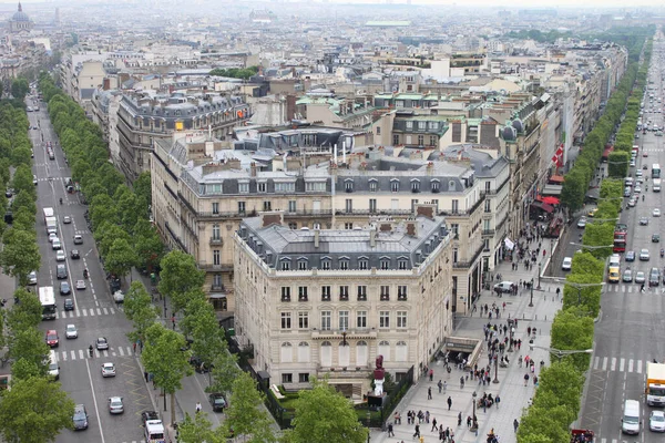 Вигляд Повітря Місто Паріс Франція — стокове фото