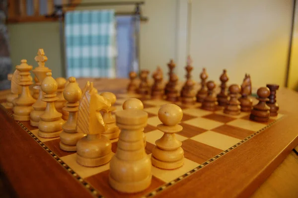 Шахматная Доска Доской — стоковое фото