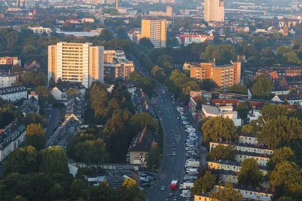 Luftaufnahme Der Stadt Städtisch — Stockfoto