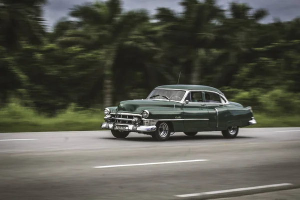 Close Vista Carro Vintage Rua — Fotografia de Stock