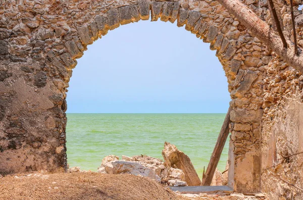 Die Ruinen Der Antiken Festung Des Toten Meeres Norden Israels — Stockfoto