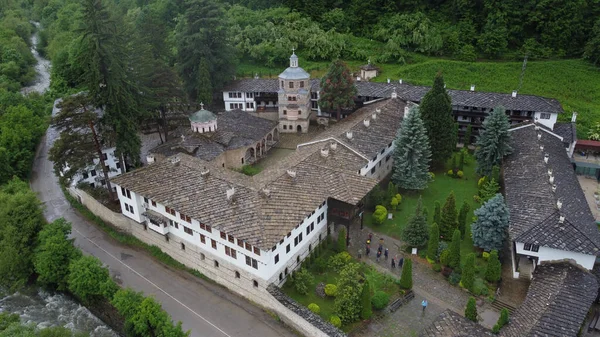 Malebný Pohled Majestátní Středověkou Architekturu — Stock fotografie