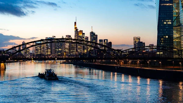 Vista Ciudad Frankfurt Main Alemania —  Fotos de Stock