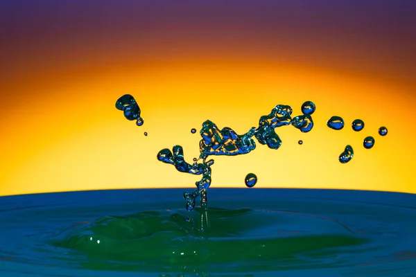Брызги Воды Белом Фоне — стоковое фото