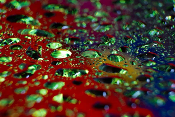 Abstract Background Colorful Oil Drops — Stock Photo, Image