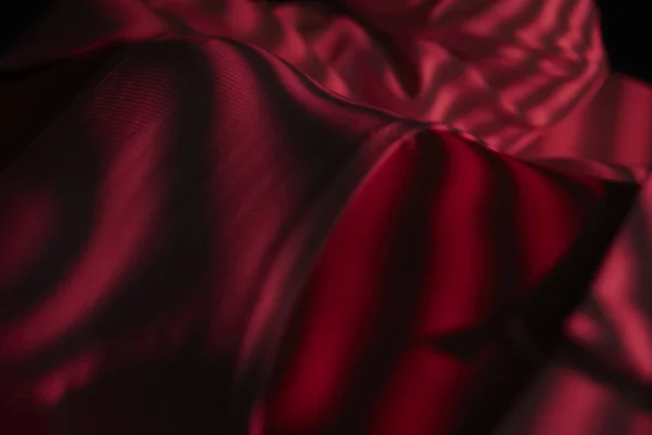 Rote Seide Stoff Textur Hintergrund — Stockfoto