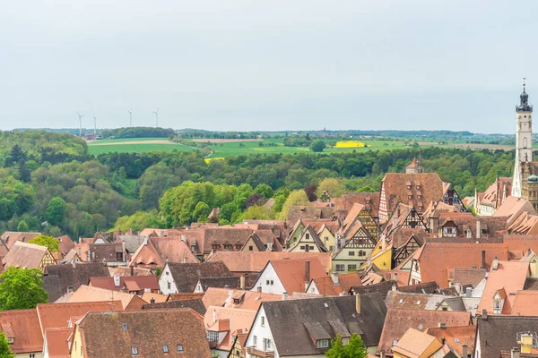 Widok Lotu Ptaka Miasto Nuremberg Niemcy — Zdjęcie stockowe