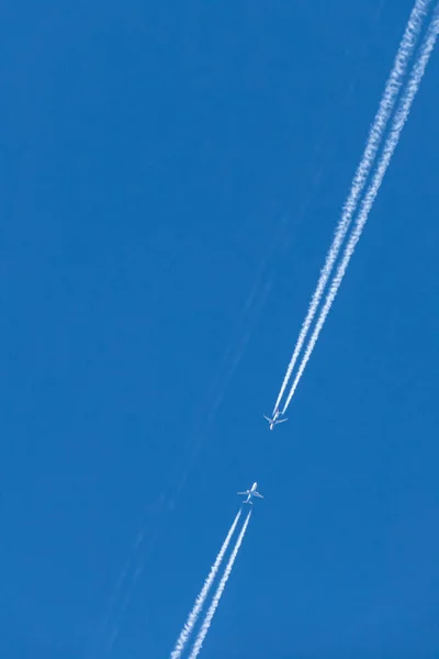 Avión Volando Cielo — Foto de Stock