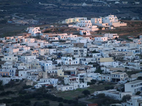 Vista Cidade Santorini Grécia — Fotografia de Stock