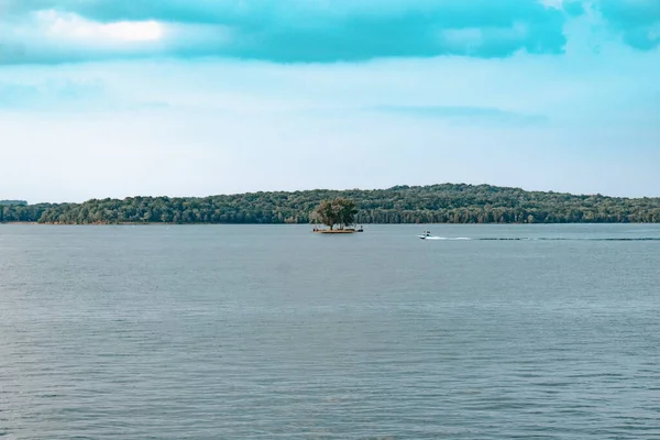 Bela Vista Lago Verão — Fotografia de Stock