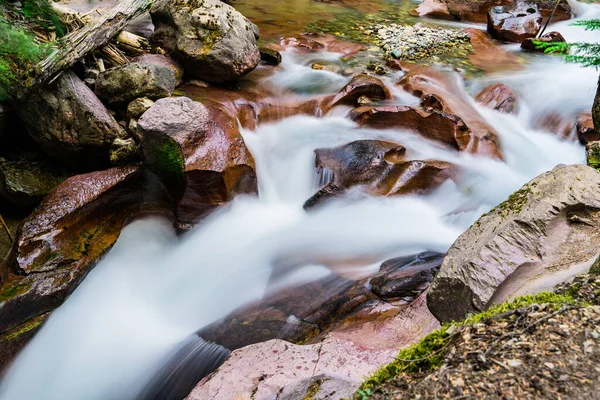 Beautiful Waterfall Background River — Stock Photo, Image