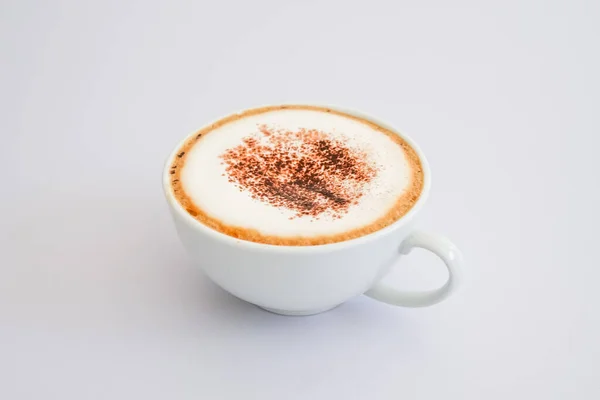 Xícara Café Com Fundo Branco — Fotografia de Stock