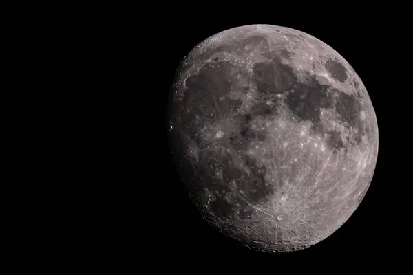 Luna Nel Cielo Notturno — Foto Stock