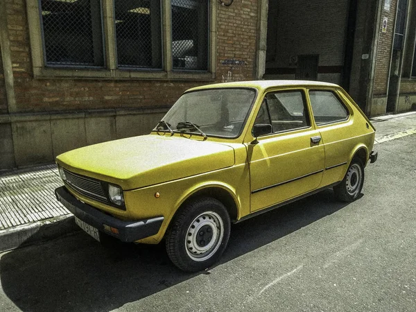 Vieille Voiture Vintage Dans Ville — Photo