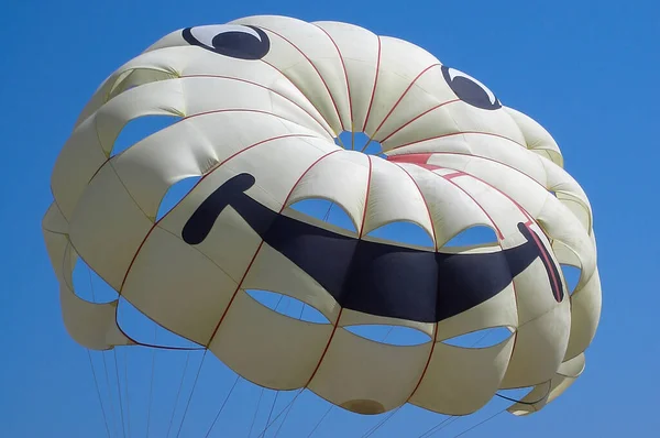 Balon Ogrzane Powietrze Niebie — Zdjęcie stockowe