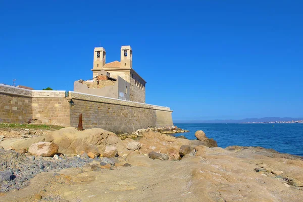 Vecchia Fortezza Nella Città Rodi Grecia — Foto Stock