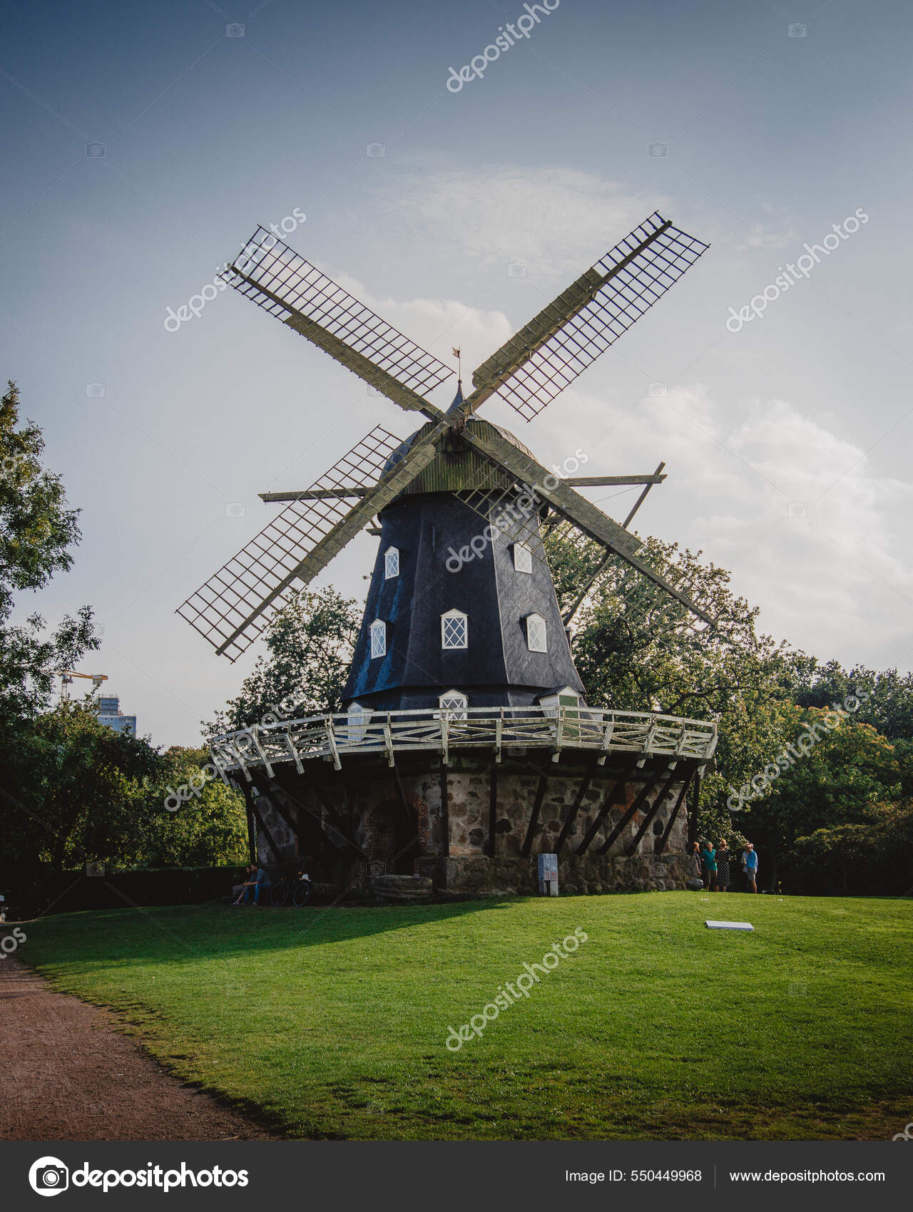 Moinho De Vento Em Kastellet Copenhagen Imagem de Stock - Imagem