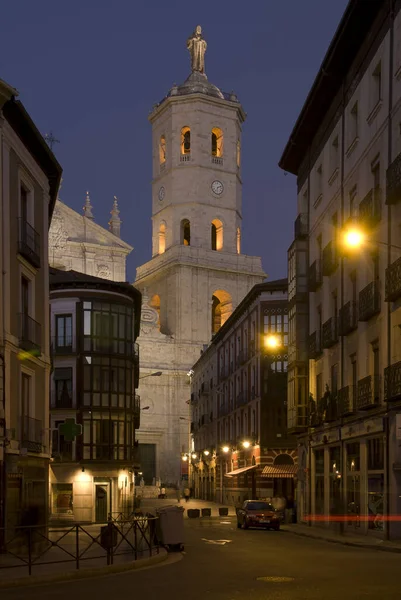 Vista Nocturna Ciudad — Foto de Stock