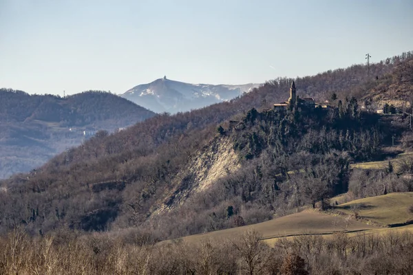 Vista Panorâmica Bela Paisagem Montanhosa — Fotografia de Stock