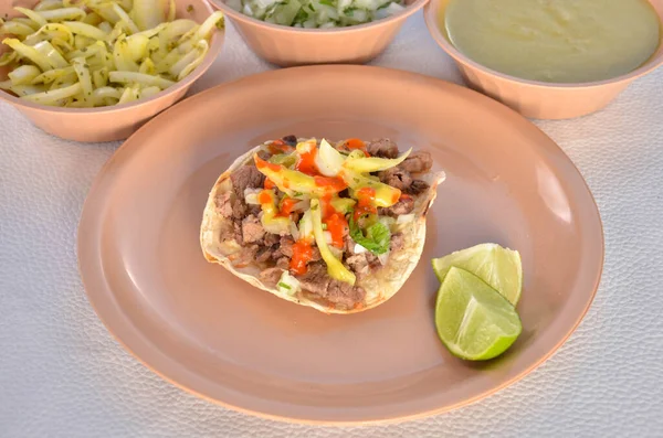 Deliciosa Comida Mexicana Close — Fotografia de Stock