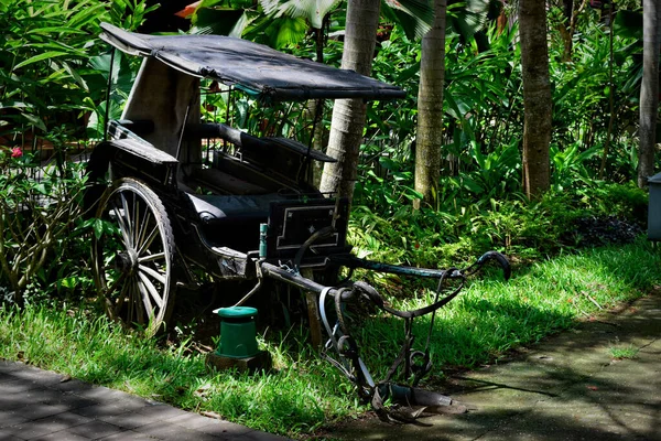 Viejo Carro Madera Parque — Foto de Stock