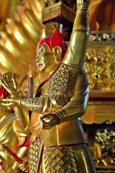 Estatua Buda Oro Templo — Foto de Stock