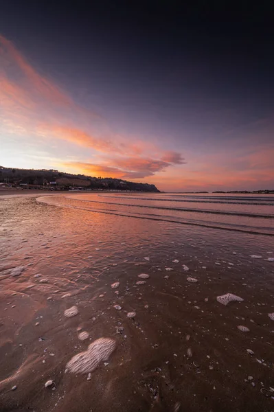 Hermoso Atardecer Sobre Mar — Foto de Stock