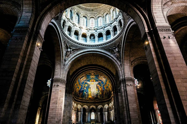 Intérieur Cathédrale Saint Vitus Paris France — Photo