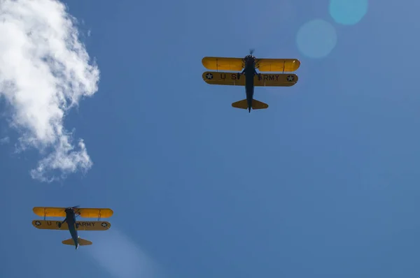 Vliegtuig Dat Lucht Vliegt — Stockfoto