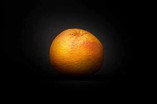 Orange Avec Fond Noir — Photo