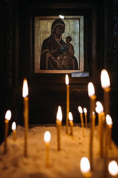 Vieille Église Dans Monastère Orthodoxe — Photo