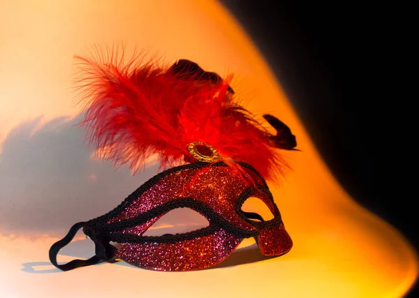 Carnival Mask Black Background — Stock Photo, Image