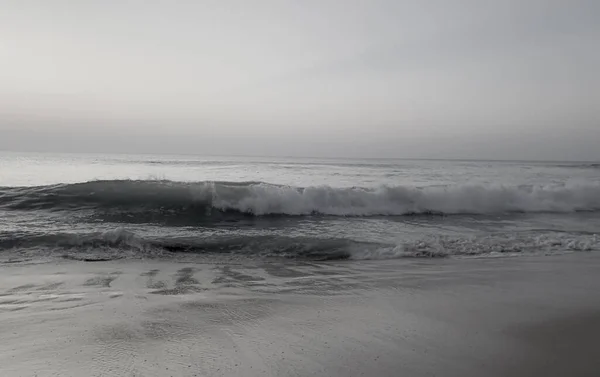 Vackra Vågor Stranden Natur Bakgrund Hav — Stockfoto