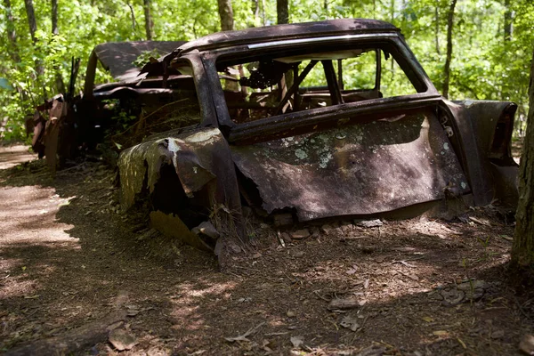 Стара Іржава Машина Лісі — стокове фото