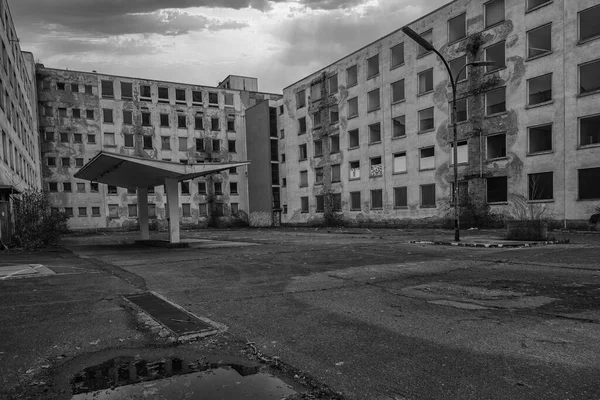 Viejo Edificio Abandonado Ciudad — Foto de Stock