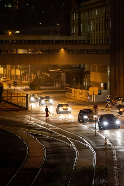 Ночной Вид Город Стокгольм Швеции — стоковое фото