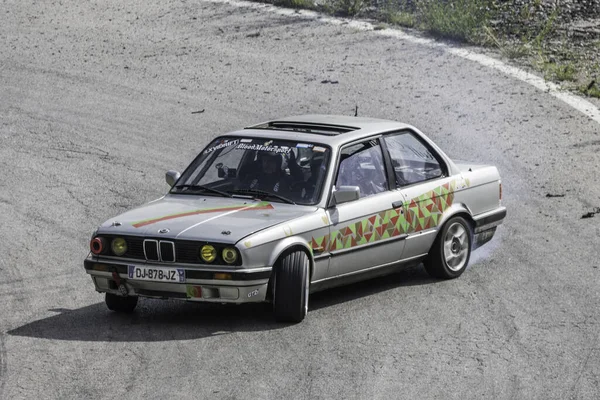 Viejo Coche Época Camino — Foto de Stock