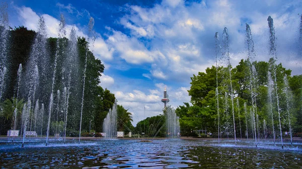 Brunnen Park — Stockfoto