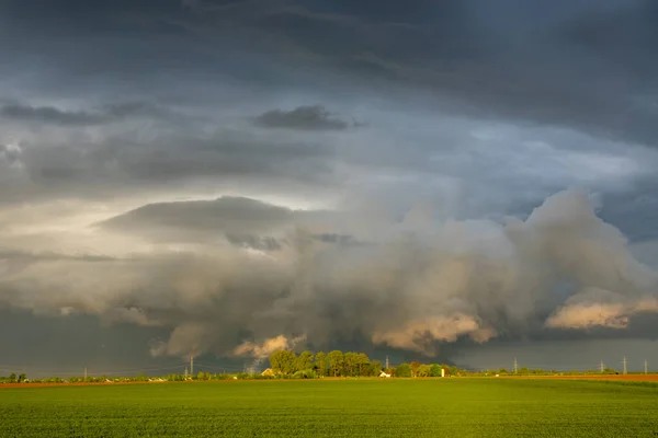 Storm Wolken Boven Hemel — Stockfoto