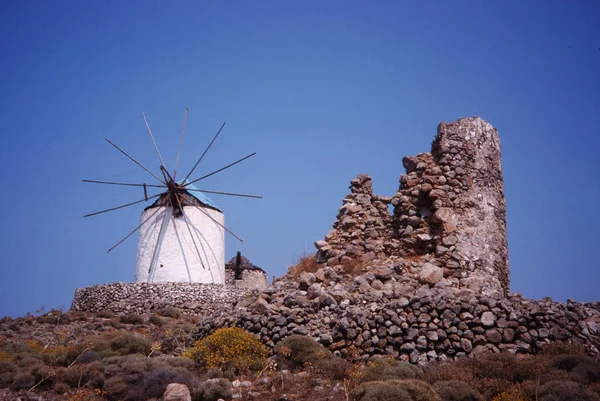 Molino Viento Desierto — Foto de Stock