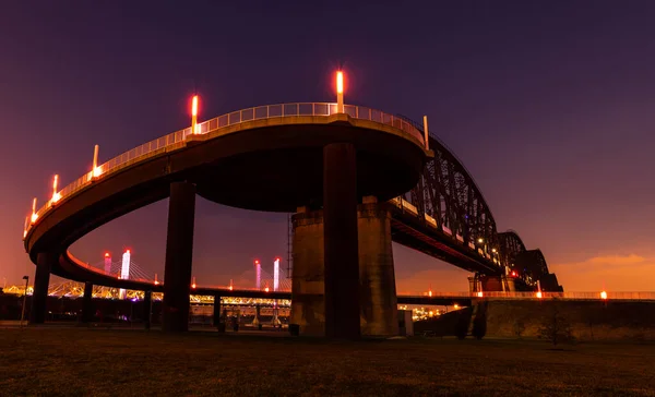 Міст Місті Рига — стокове фото