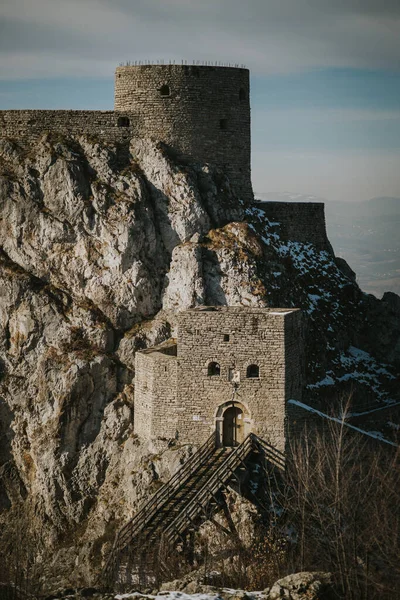 Vieille Vue Forteresse Pierre — Photo