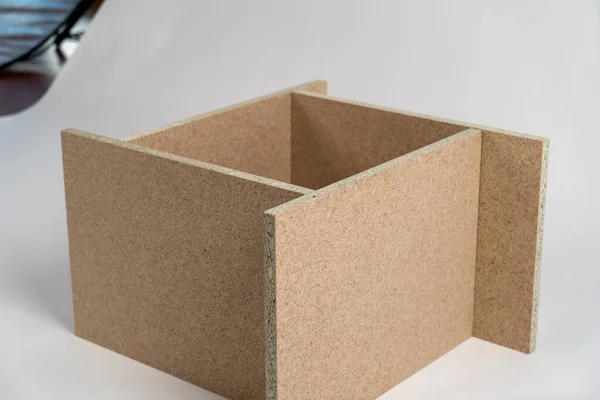 Caja Cartón Con Espacio Vacío Para Texto —  Fotos de Stock