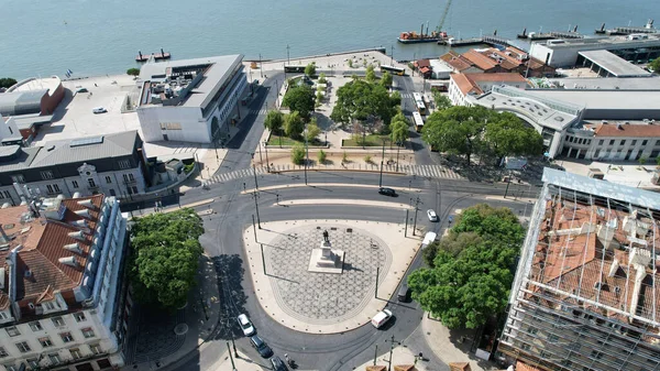 Vista Aérea Ciudad — Foto de Stock