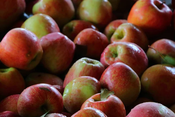 市場に出回っている新鮮なリンゴは — ストック写真